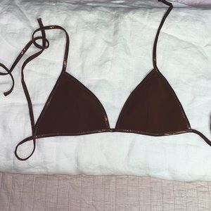 VTG TOOSHIE brown swim top✨✨